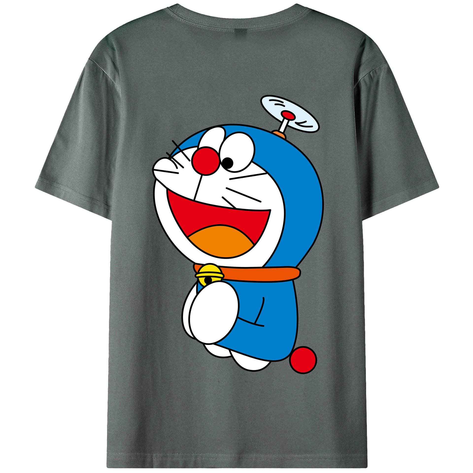 （画像用） ドラえもん Doraemon 綿100％半袖Tシャツ（背面プリント）
